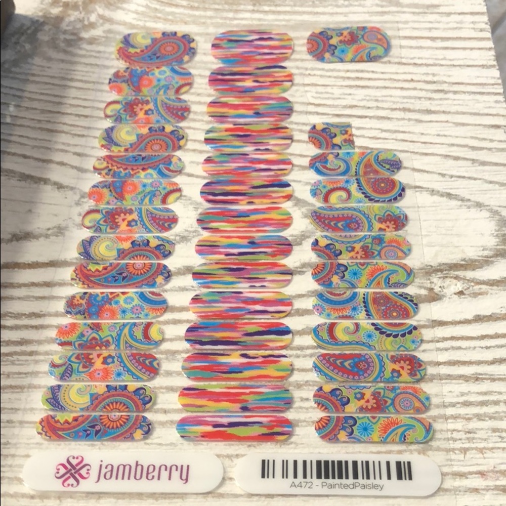 Painted Paisley Jamberry Nail Wraps